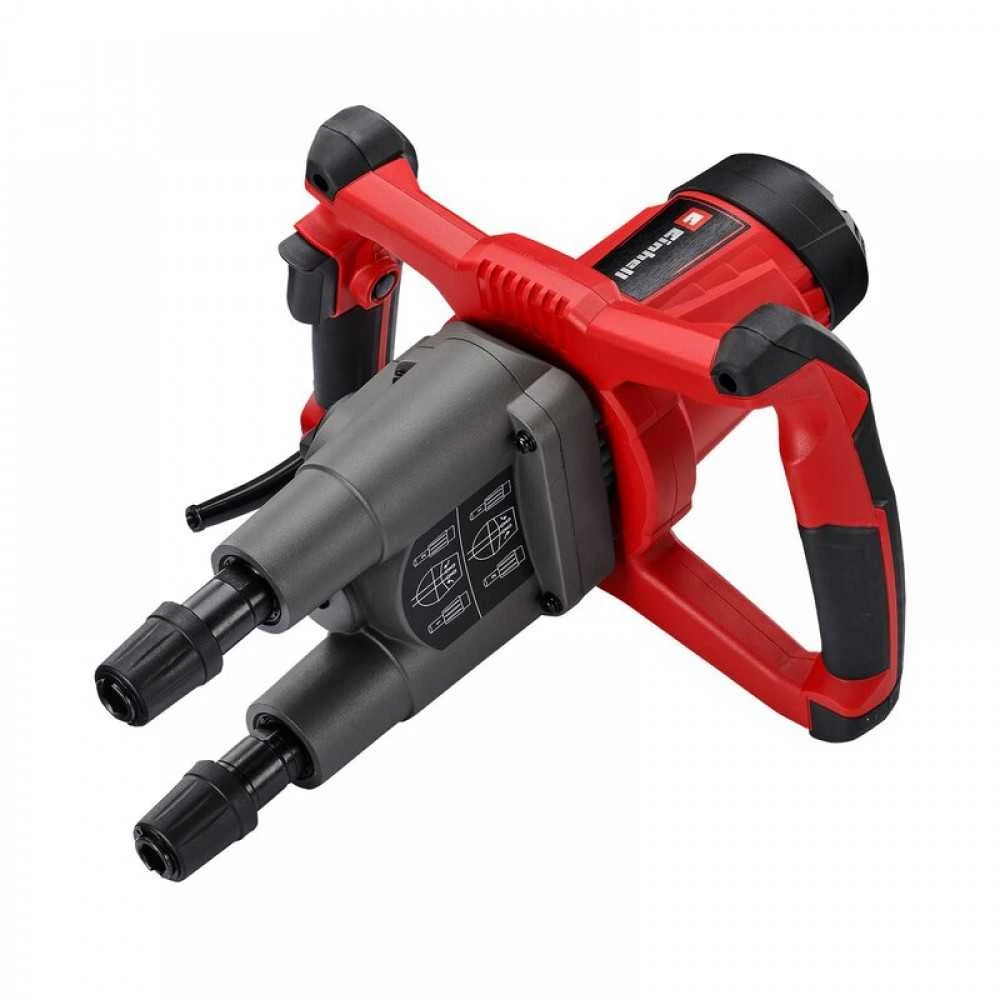 Plakiklis Einhell statybinis maišytuvas TE-MX 1600-2 CE Twin, 1600 W, dviejų pavarų, šešiakampė jungtis