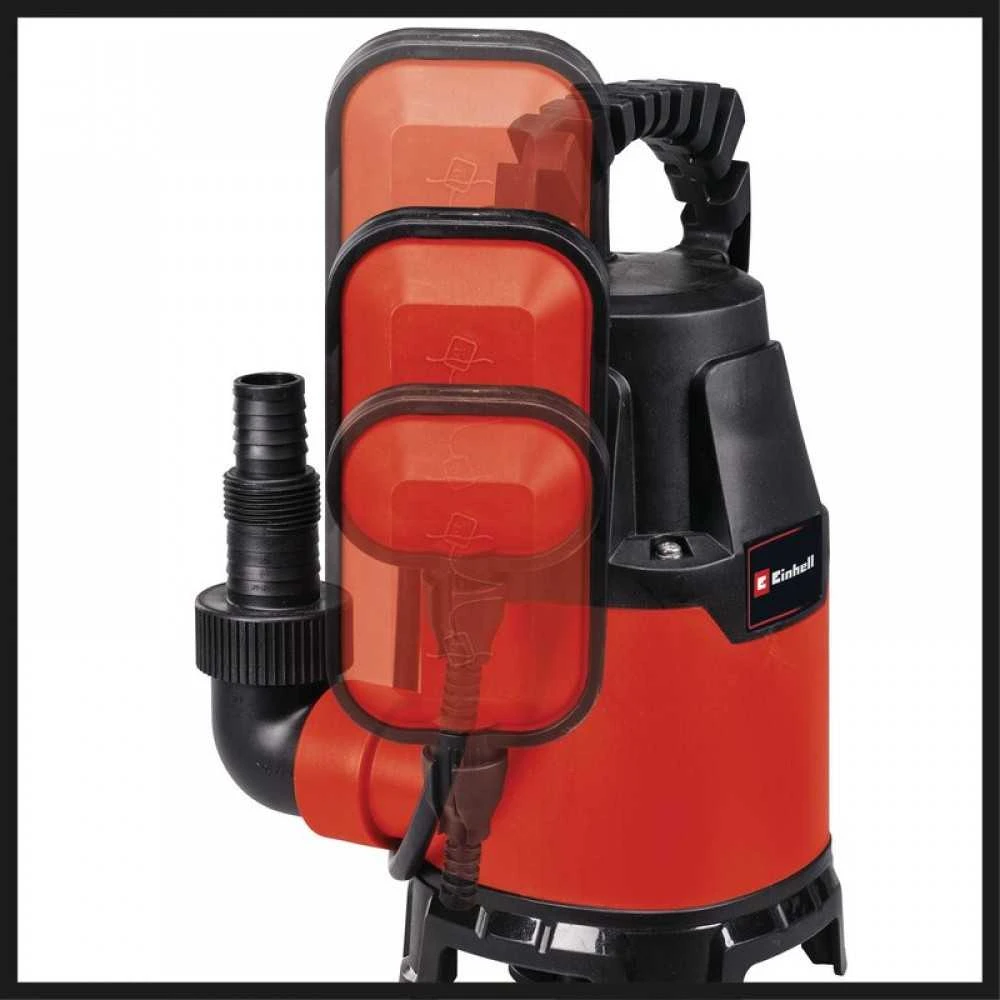 Panardinamasis Siurblys - Einhell GC-DP 3325 330W 9500 l/h Juodas, Raudonas