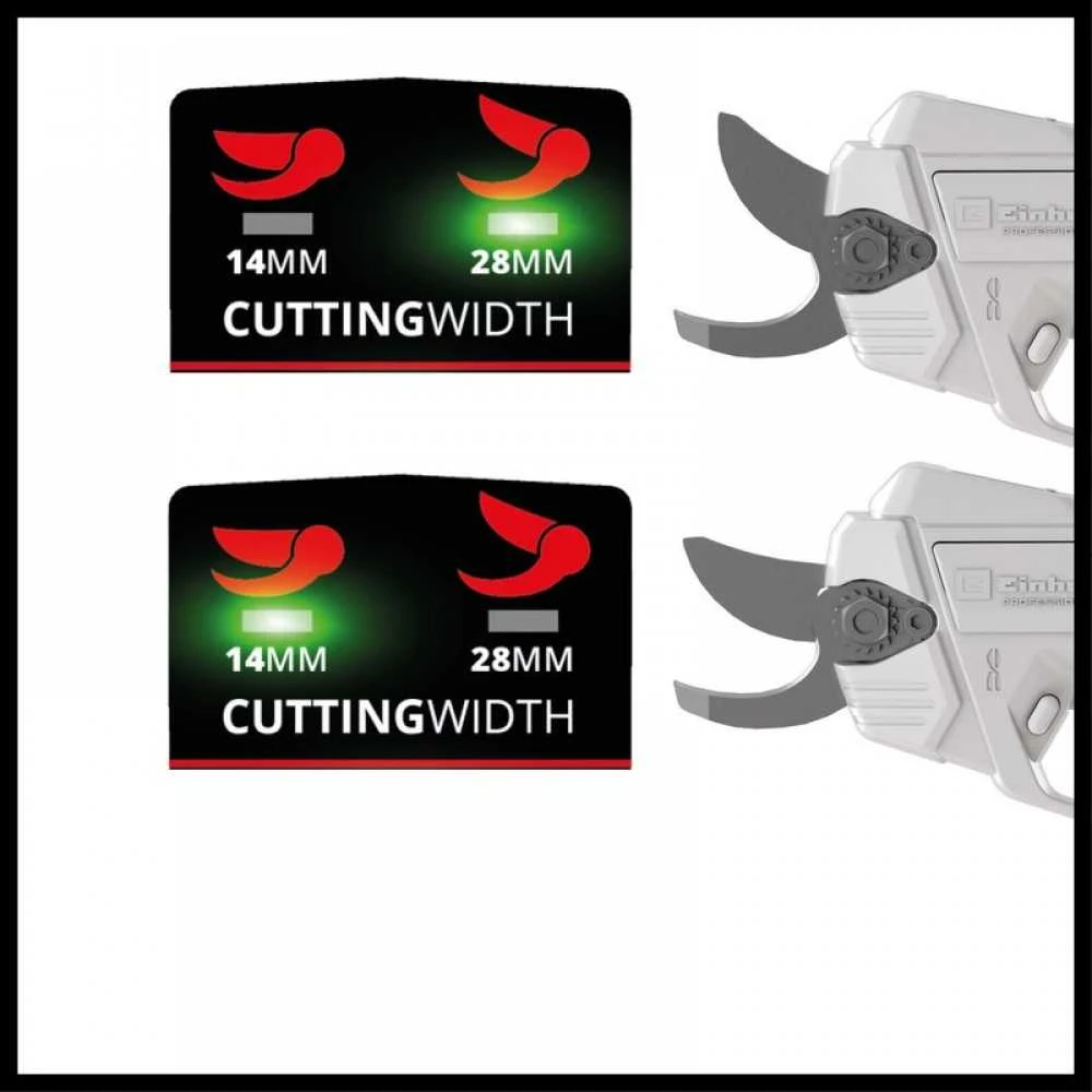 Einhell GP-LS 18/28 Li T BL-Solo pruning shears Bypass Juodas, Raudona