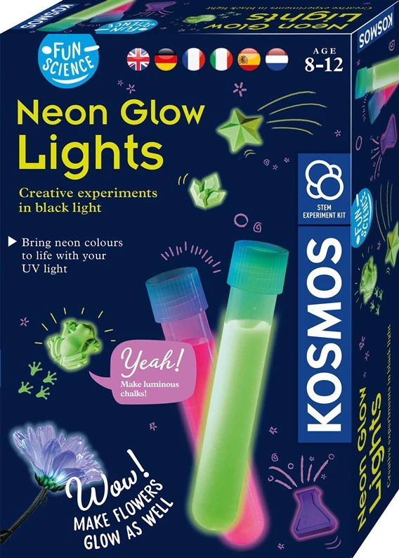 Dėlionė Eksperimentų rinkinys Kosmos Neon Glow Lights 1KS616830