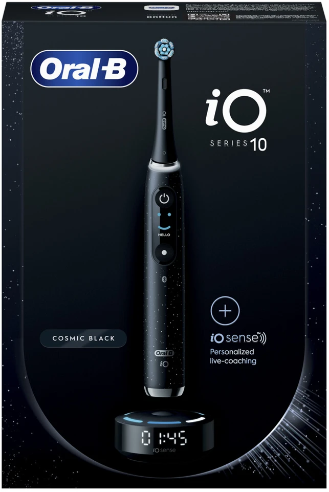 Elektrinis dantų šepetėlis Oral-B iO Series 10, juoda sp.