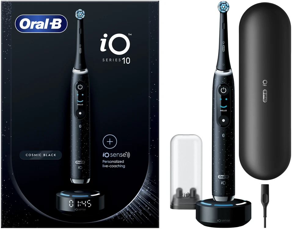 Elektrinis dantų šepetėlis Oral-B iO Series 10, juoda sp.