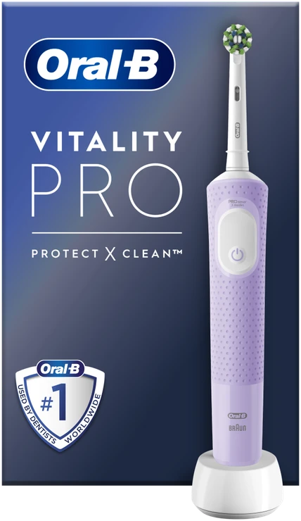 Elektrinis dantų šepetėlis Oral-B Vitality Pro, violetinė sp.