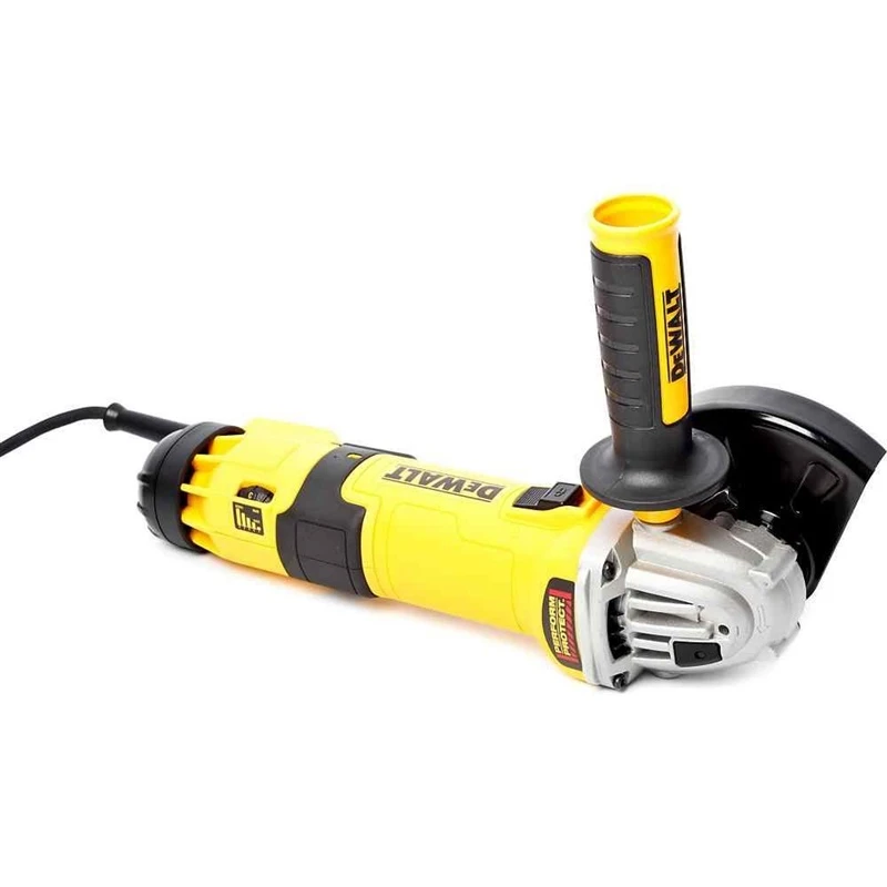 Elektrinis kampinis šlifuoklis Dewalt DWE4257-QS, su šepetėliais, 1500 W
