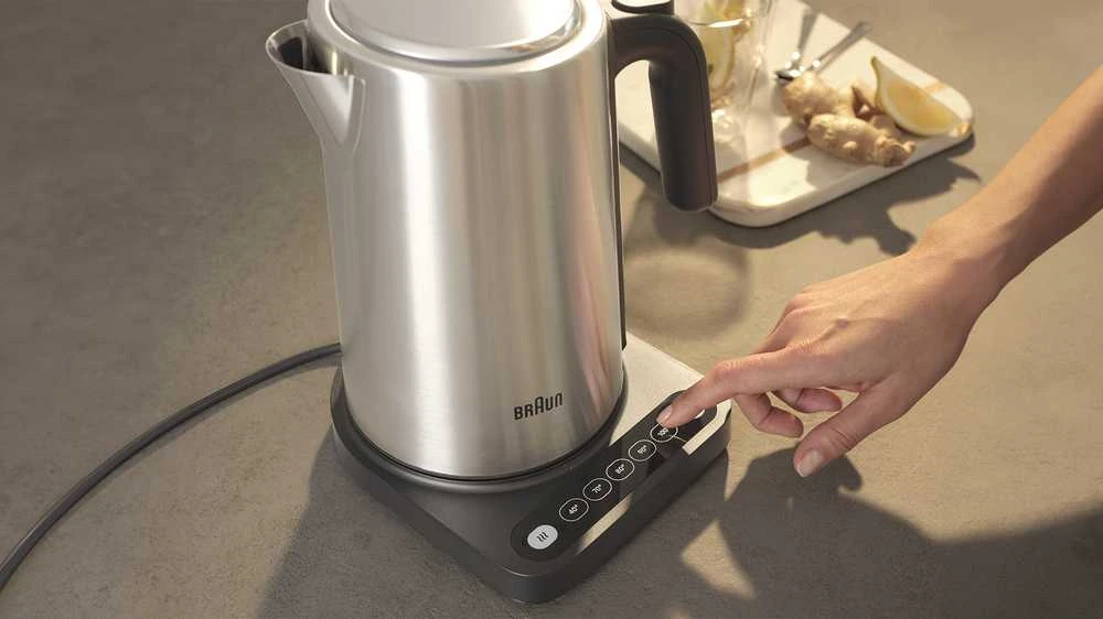 Elektrinis virdulys Braun Identity WK5205BK, 1.7 l, sidabro