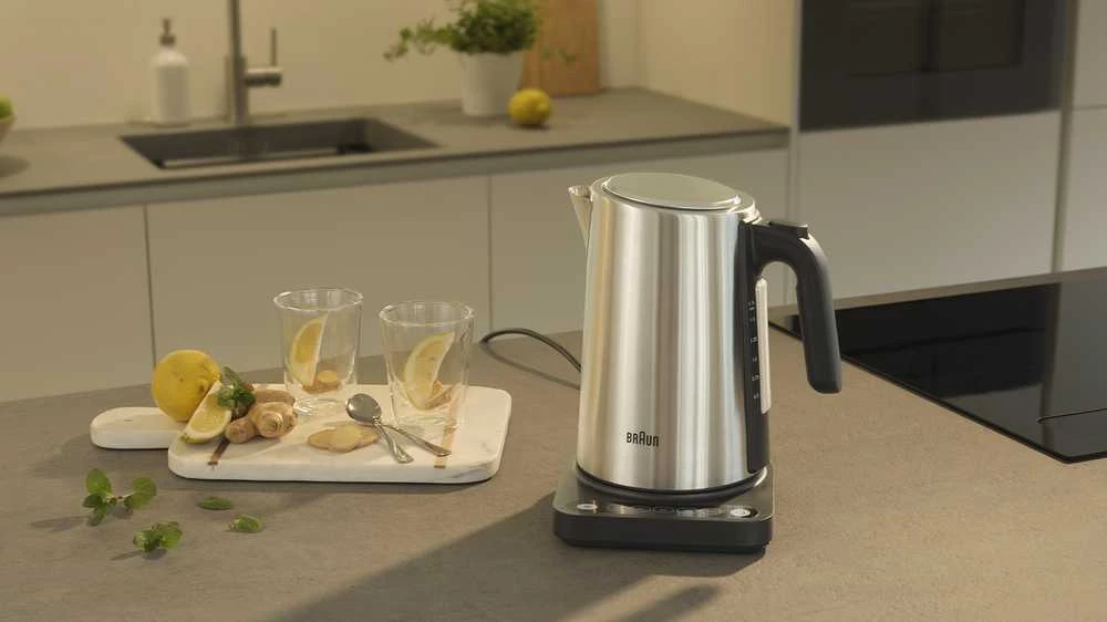 Elektrinis virdulys Braun Identity WK5205BK, 1.7 l, sidabro