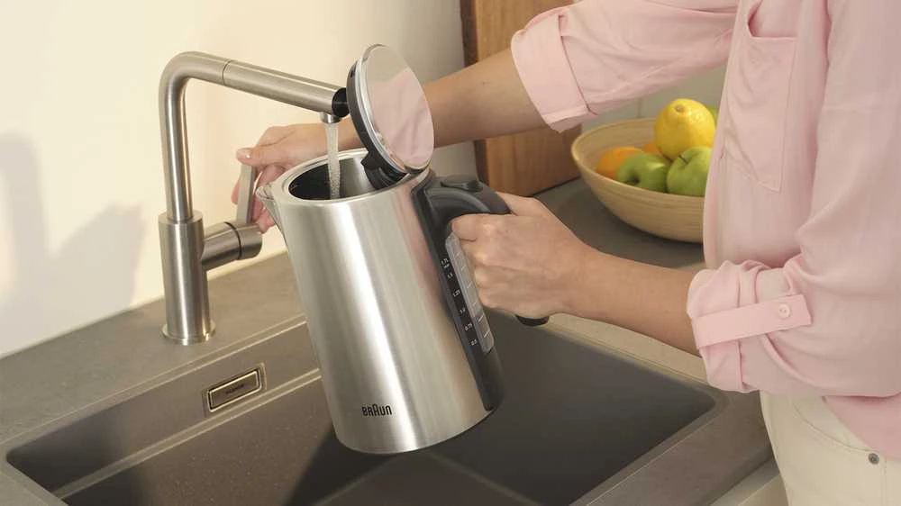 Elektrinis virdulys Braun Identity WK5205BK, 1.7 l, sidabro