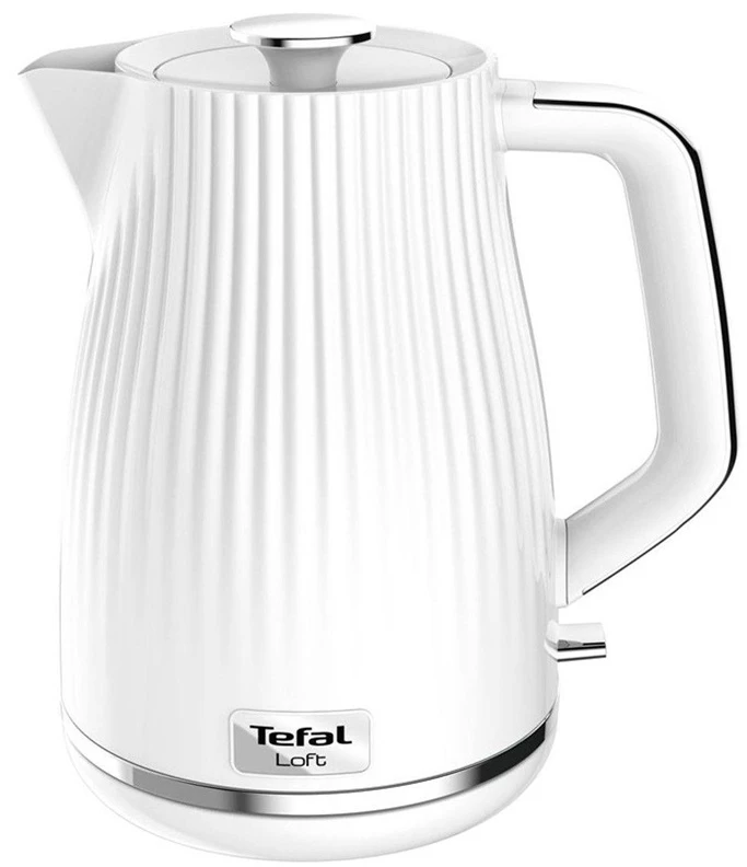 Elektrinis virdulys Tefal Loft KO250130, 1,7 l, baltas.