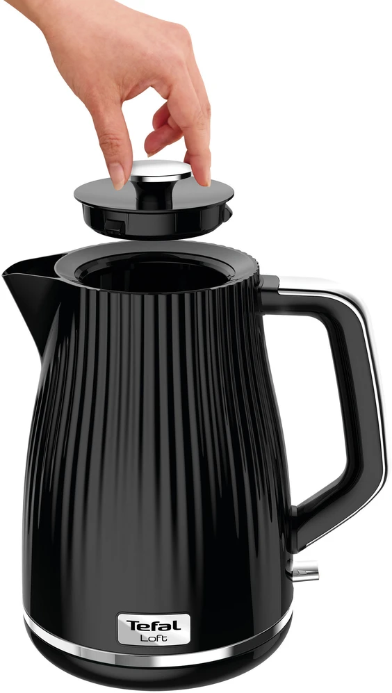 Virdulys Tefal KO2508 (1.7 litres, juodos spalvos)