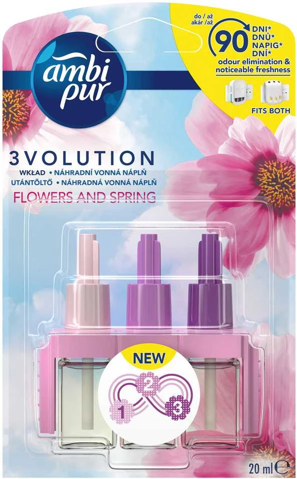 Oro gaiviklio užpildas AMBI PUR 3Volution Baltas Flower, 20 ml