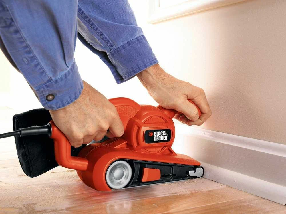Black & Decker Juodas + DECKER DIRŽINIS ŠLIUOTUVAS 720 W 75 x 457 mm KA86