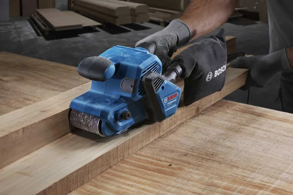Elektrinis juostinis šlifuoklis Bosch Professional GBS 750