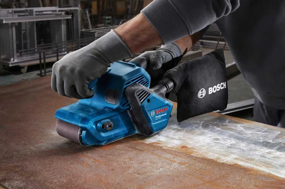 Elektrinis juostinis šlifuoklis Bosch Professional GBS 750