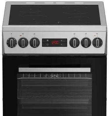 INDESIT viryklė | IS5V8CSX/P | Kaitlentės tipas: keraminė | Orkaitės tipas: elektrinė | Nerūdijančio plieno | Plotis 50 cm | Grilis | Gylis 60 cm | 55 l