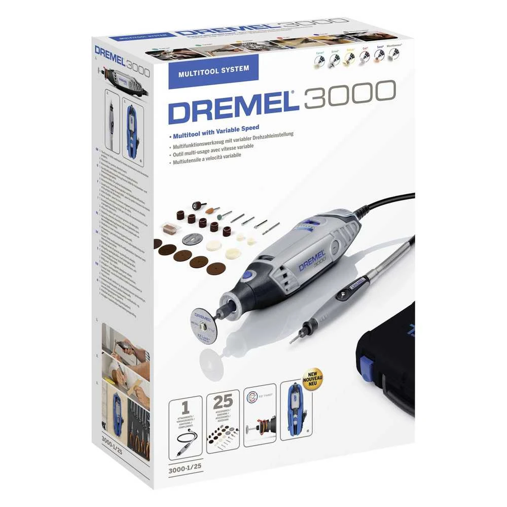 Dremel daugiafunkcinis įrankis 3000-1/25 EZ su 25 priedais