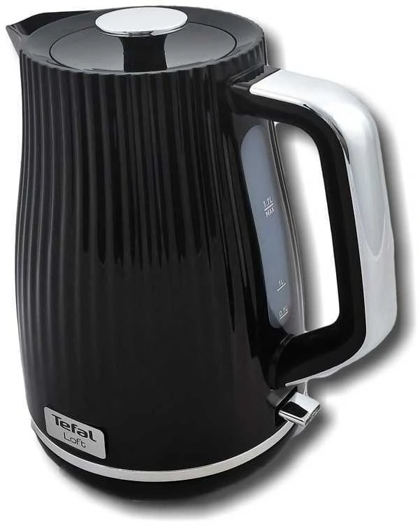 Elektrinis virdulys Tefal Loft KO250830, 1.7 l, juoda sp.
