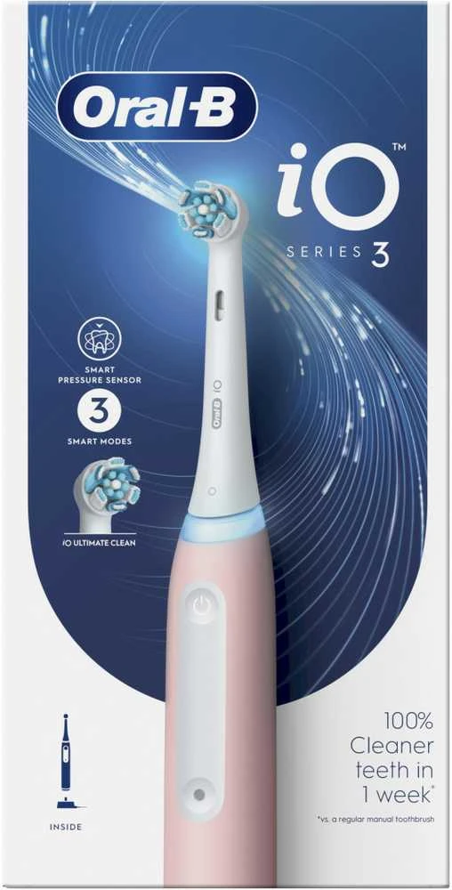 Elektrinis dantų šepetėlis Oral-B iO Series 3, rožinė sp.