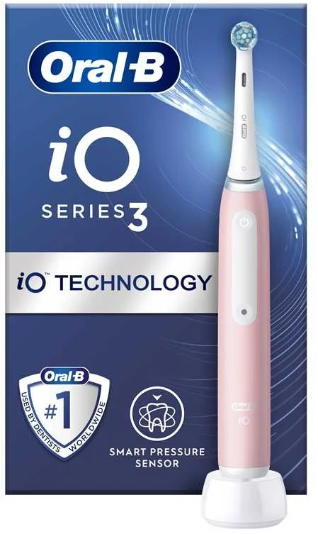 Elektrinis dantų šepetėlis Oral-B iO Series 3, rožinė sp.