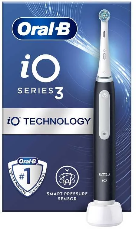 Braun Oral-B iO3 Elektrinis Dantų Šepetėlis Matt Juodas
