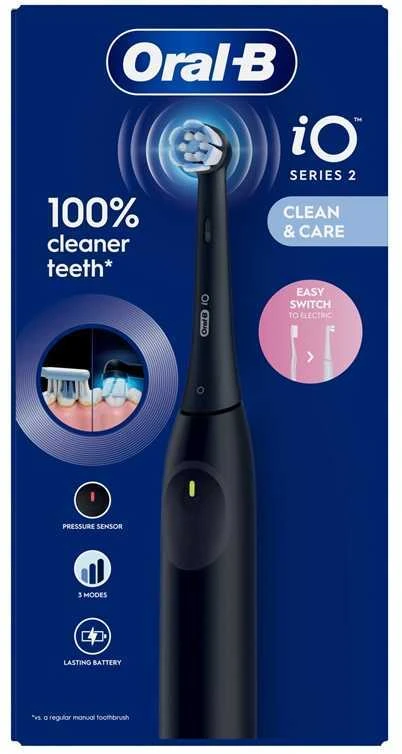 Elektrinis dantų šepetėlis Oral-B iOS2.1D9.0 iO2 Night Juodas, juoda sp.