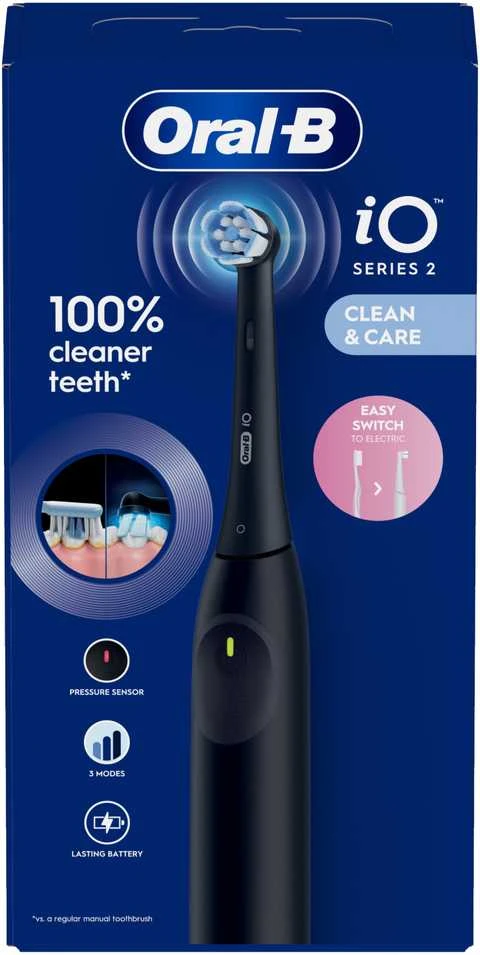 Elektrinis dantų šepetėlis Oral-B iOS2.1D9.0 iO2 Night Juodas, juoda sp.
