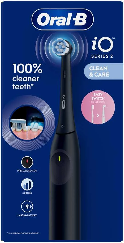 Elektrinis dantų šepetėlis Oral-B iOS2.1D9.0 iO2 Night Juodas, juoda sp.
