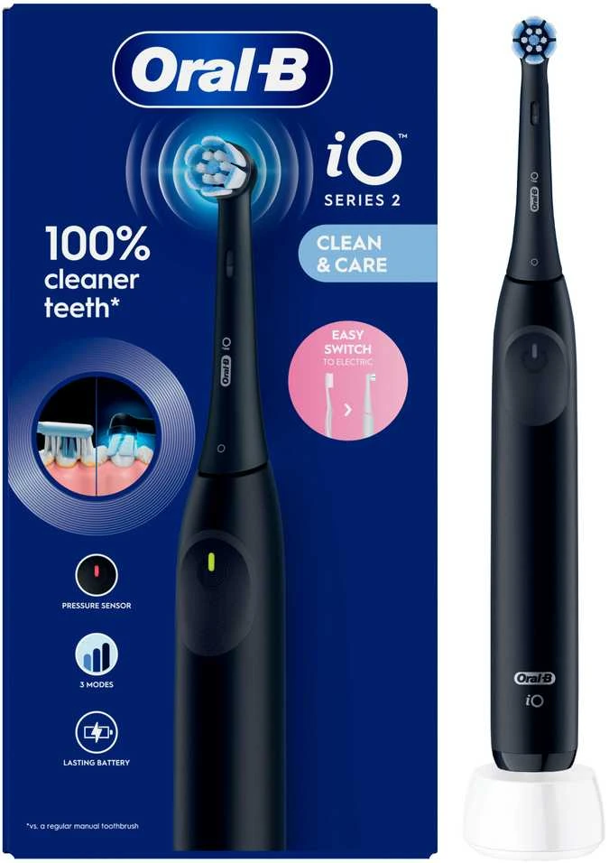 Elektrinis dantų šepetėlis Oral-B iOS2.1D9.0 iO2 Night Juodas, juoda sp.