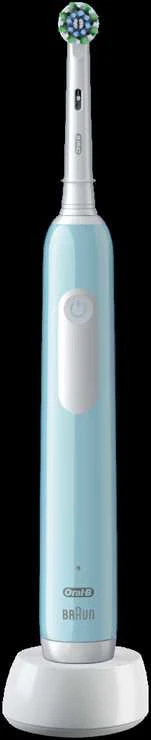 Elektrinis dantų šepetėlis Oral-B Pro 1 Caribbean Blue Cross Action