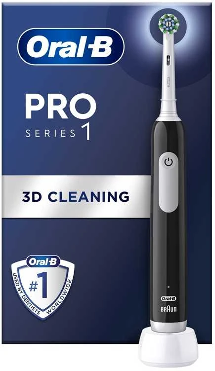 Elektrinis dantų šepetėlis Oral-B Pro Series 1 D305.513.3, juoda sp.