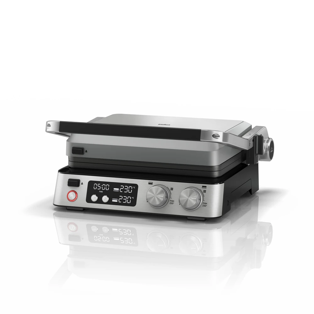 BRAUN MultiGrill 7 Contact grilis CG 7044, grotelės, keptuvės ir vaflinės lėkštės