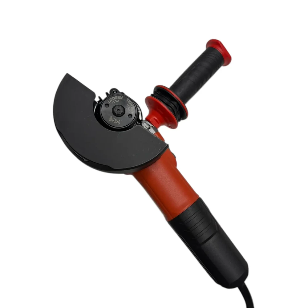 Elektrinis kampinis šlifuoklis reguliuojamomis apsukomis 125mm, 1400W, KAG1400-125E, DCK