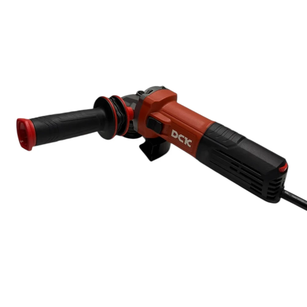 Elektrinis kampinis šlifuoklis reguliuojamomis apsukomis 125mm, 1400W, KAG1400-125E, DCK