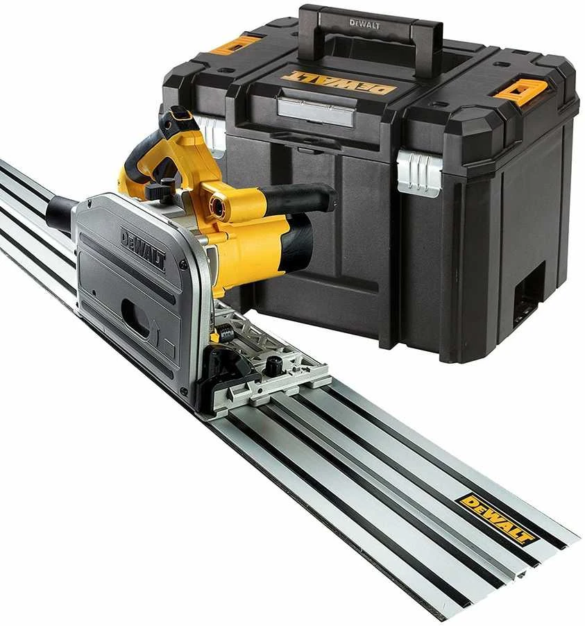 Elektrinis diskinis pjūklas Dewalt DWS520KTR-QS, 1300 W, 165 mm, su liniuote