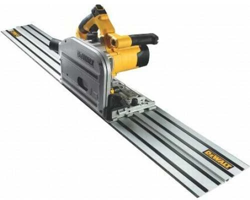 Dewalt elektrinis įleidžiamas pjūklas + kreipiančioji liniuotė, 1,5 m (‎DWS520KTR-QS)