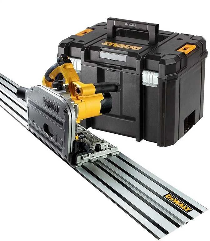 Elektrinis diskinis pjūklas Dewalt DWS520KTR-QS, 1300 W, 165 mm, su liniuote