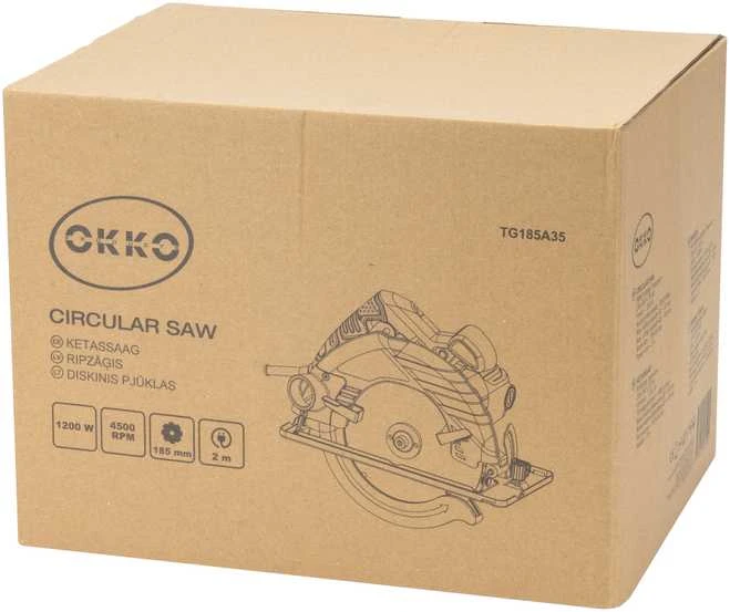 Okko Diskinis pjūklas TG185A35 185 MM 1200 W