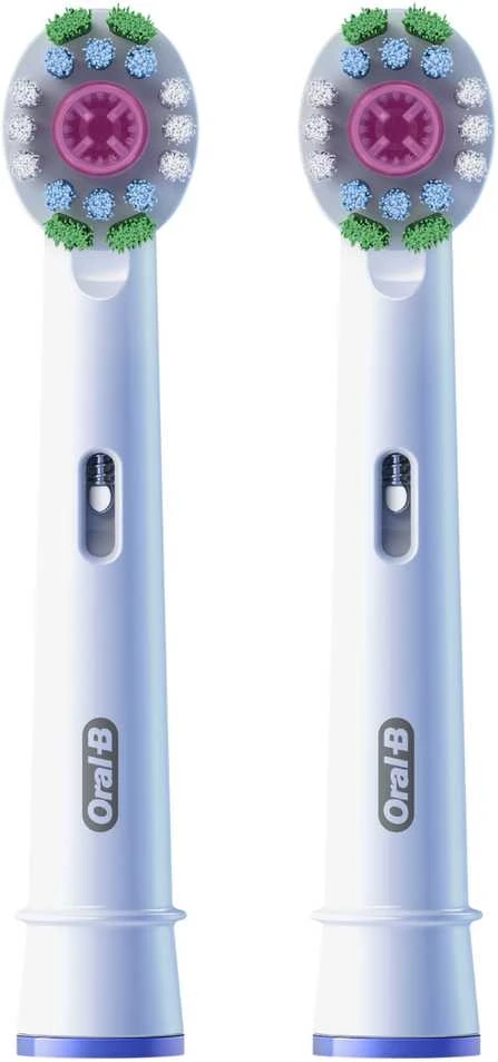 Dantų šepetėlis Elektrinio dantų šepetėlio galvutė Oral-B EB18-2 3D Baltas Pro, 2 vnt.