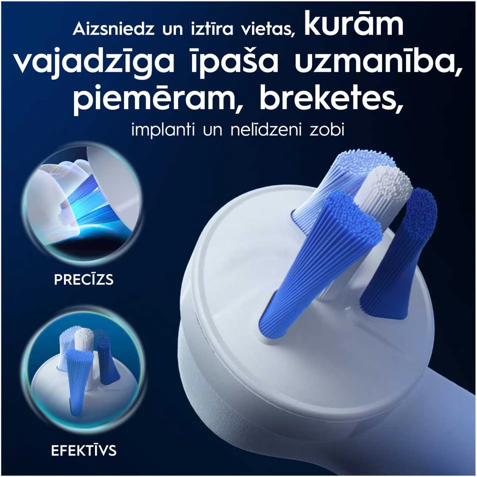 Dantų šepetėlio galvutė Oral-B iO Specialized, balta, 2 vnt.