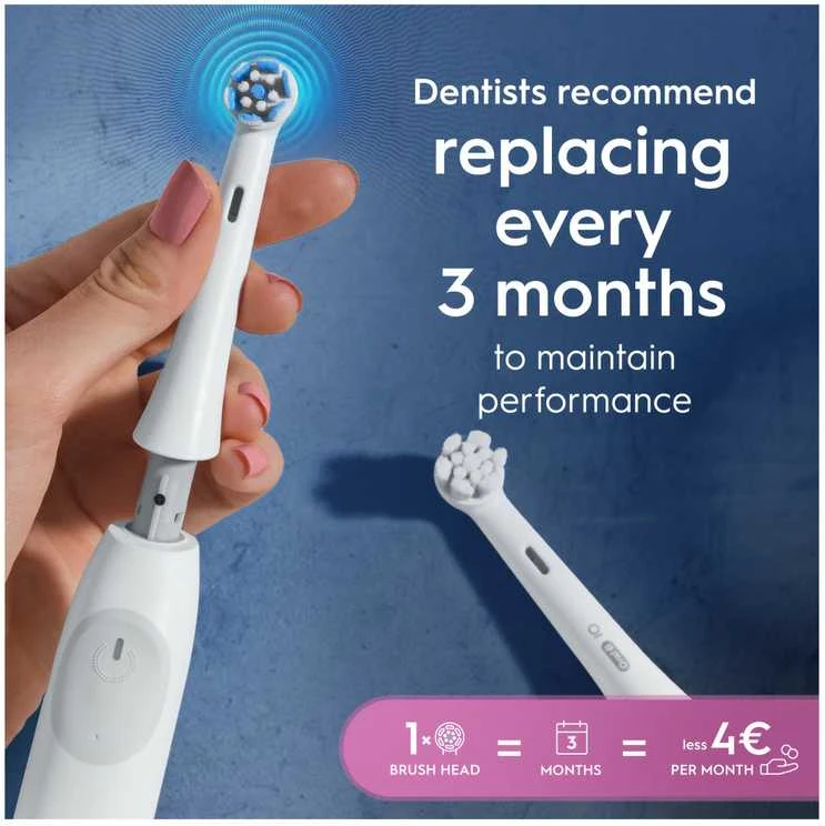 Dantų šepetėlio galvutės Braun Oral-B iO Gentle Care 4 vnt. balta
