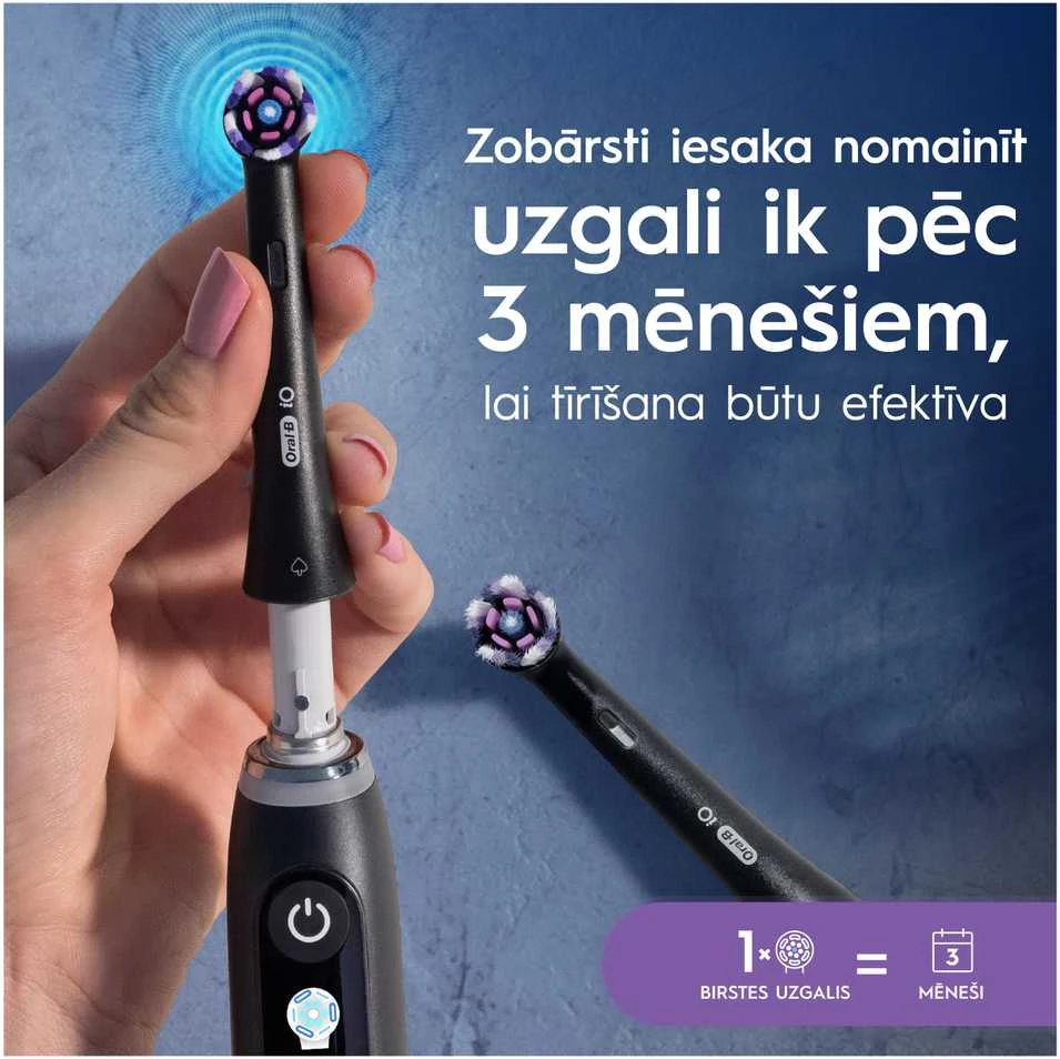 Dantų šepetėlio galvutė Oral-B iO Whitening, balta, 4 vnt.