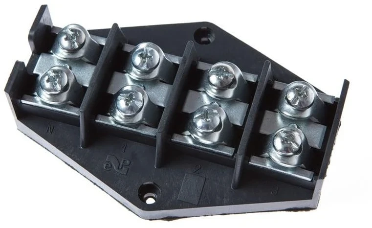 Elektro Plast Jungiamoji gnybtų kaladėlė „Elektroplast“, 4 x 16 mm², juoda spalva
