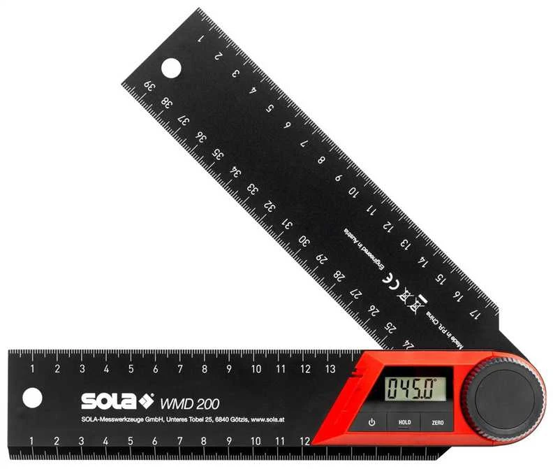 Elektroninis kampainis Sola WMD 200 56052301, 200 mm, 0 - 270 °