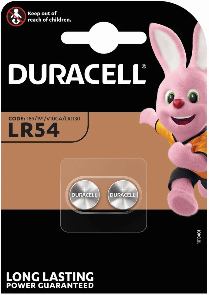 Elementai Duracell LR54, 2 vnt.