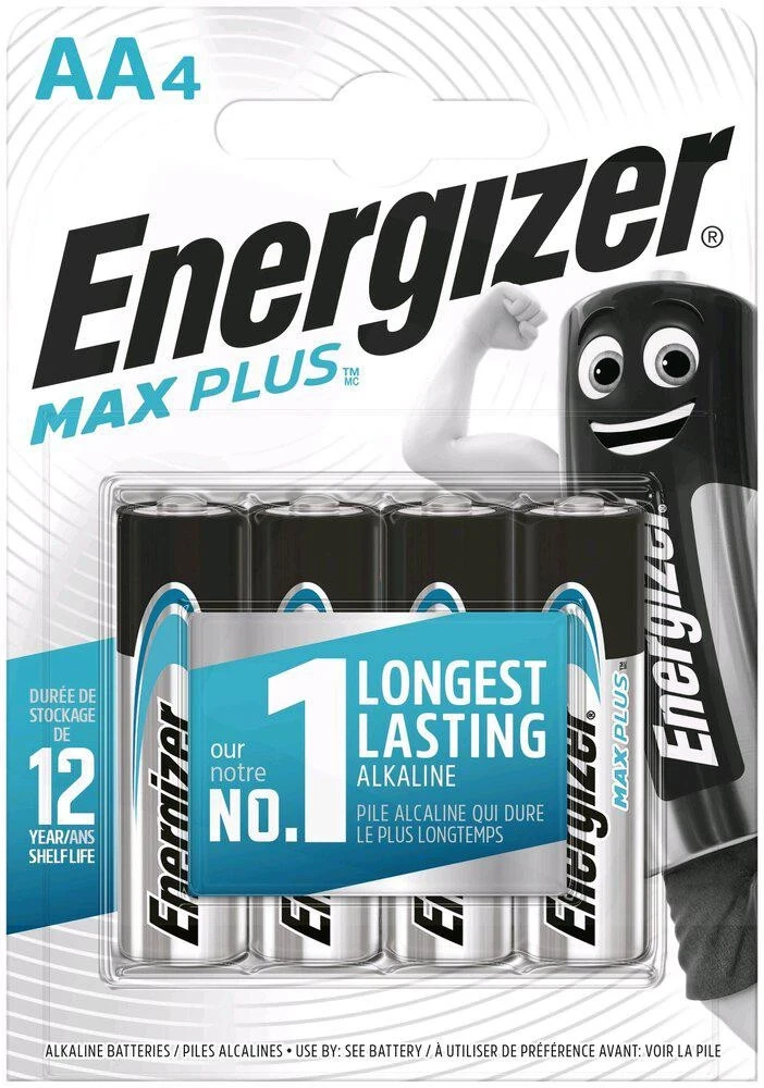 Elementai Energizer Max Plus AA/LR06, 4 vnt.