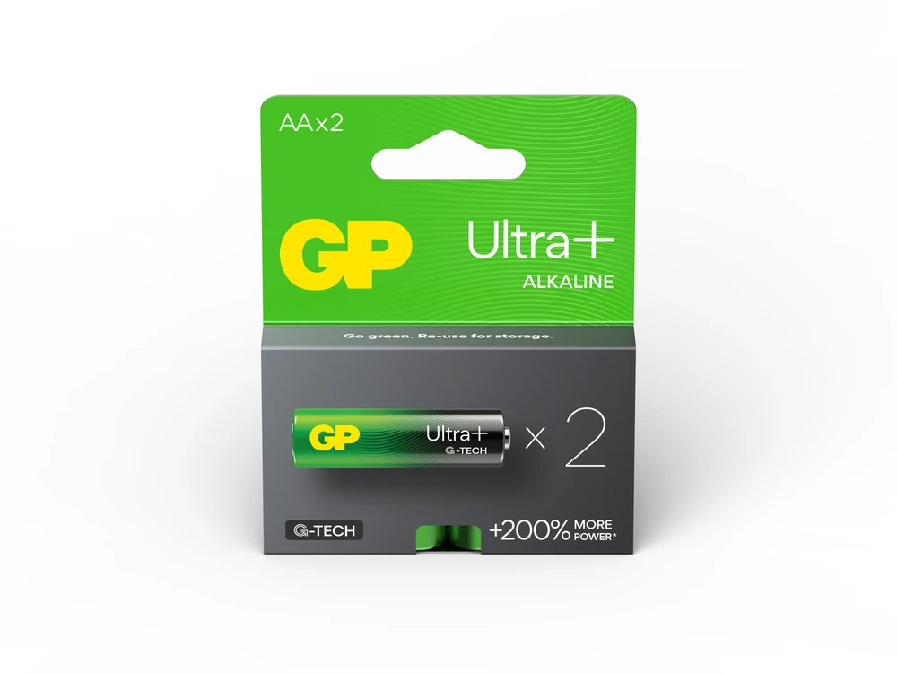 GP alkaline batteries ULTRA PLUS AA (LR6) 2Ks
