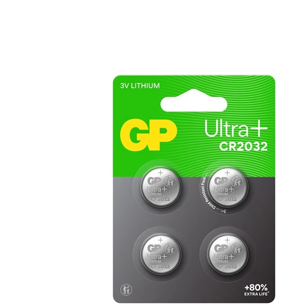Elementai GP LITHIUM CR2032. 3V. 4vnt