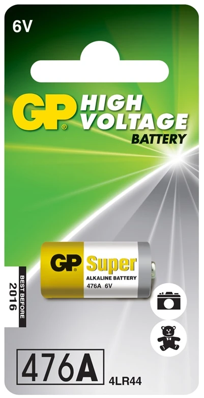 GP Battery 476A 4LR44 6V Alkaline Baterija 1 vnt.