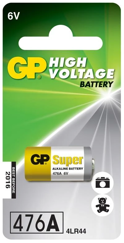 GP Battery 476A 4LR44 6V Alkaline Baterija 1 vnt.