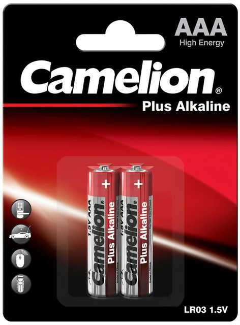 Elementai alkaline, LR03-BP2, AAA, CAMELION, 2 vnt.