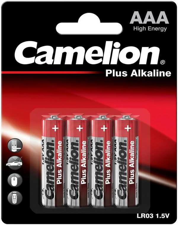 Elementai alkaline, LR03-BP4, AAA, CAMELION, 4 vnt.